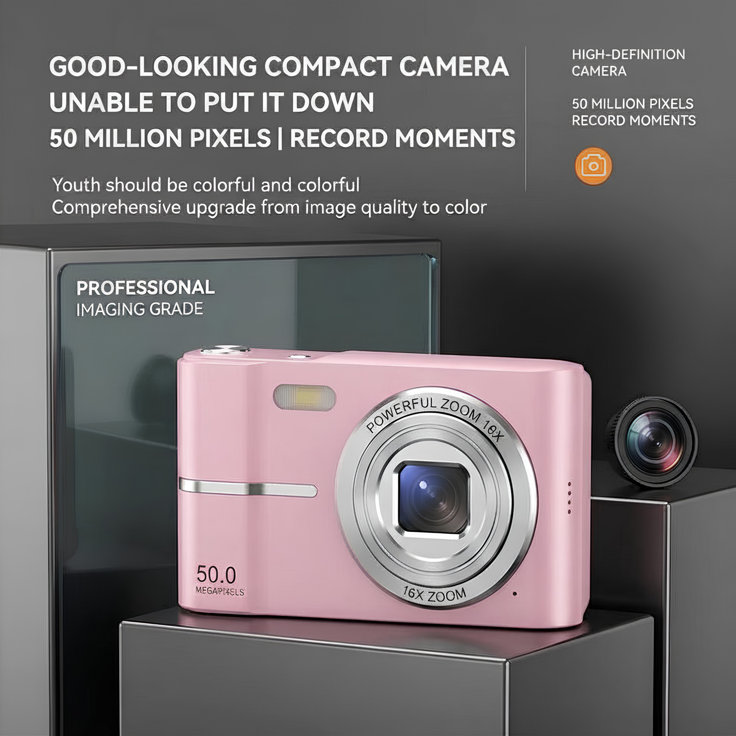 HD 1080P Digital Camera — Compact & Beginner Friendly