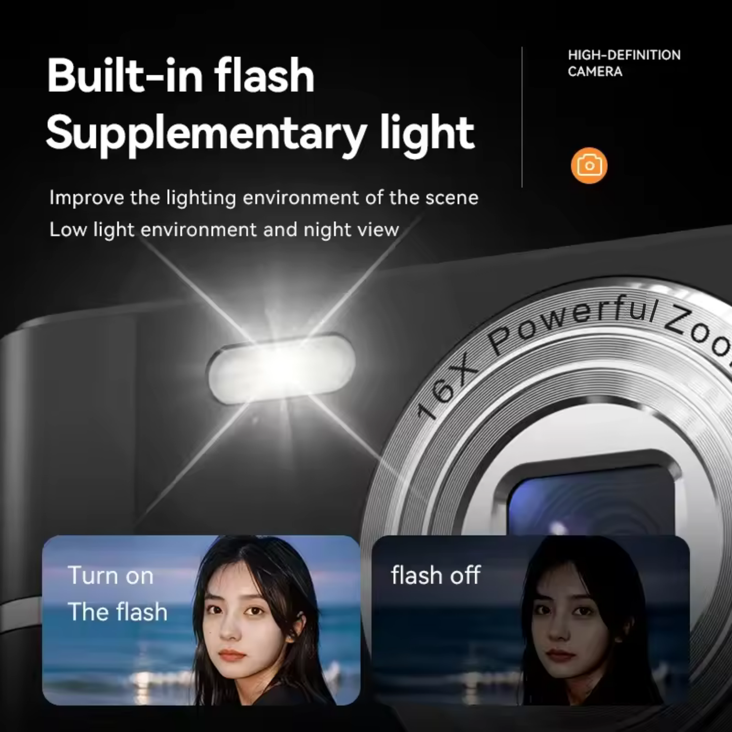 HD 1080P Digital Camera — Compact & Beginner Friendly