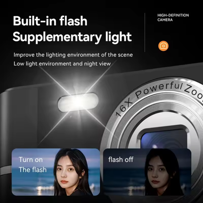 HD 1080P Digital Camera — Compact & Beginner Friendly